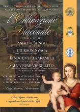 Locandina ordinazione diaconale